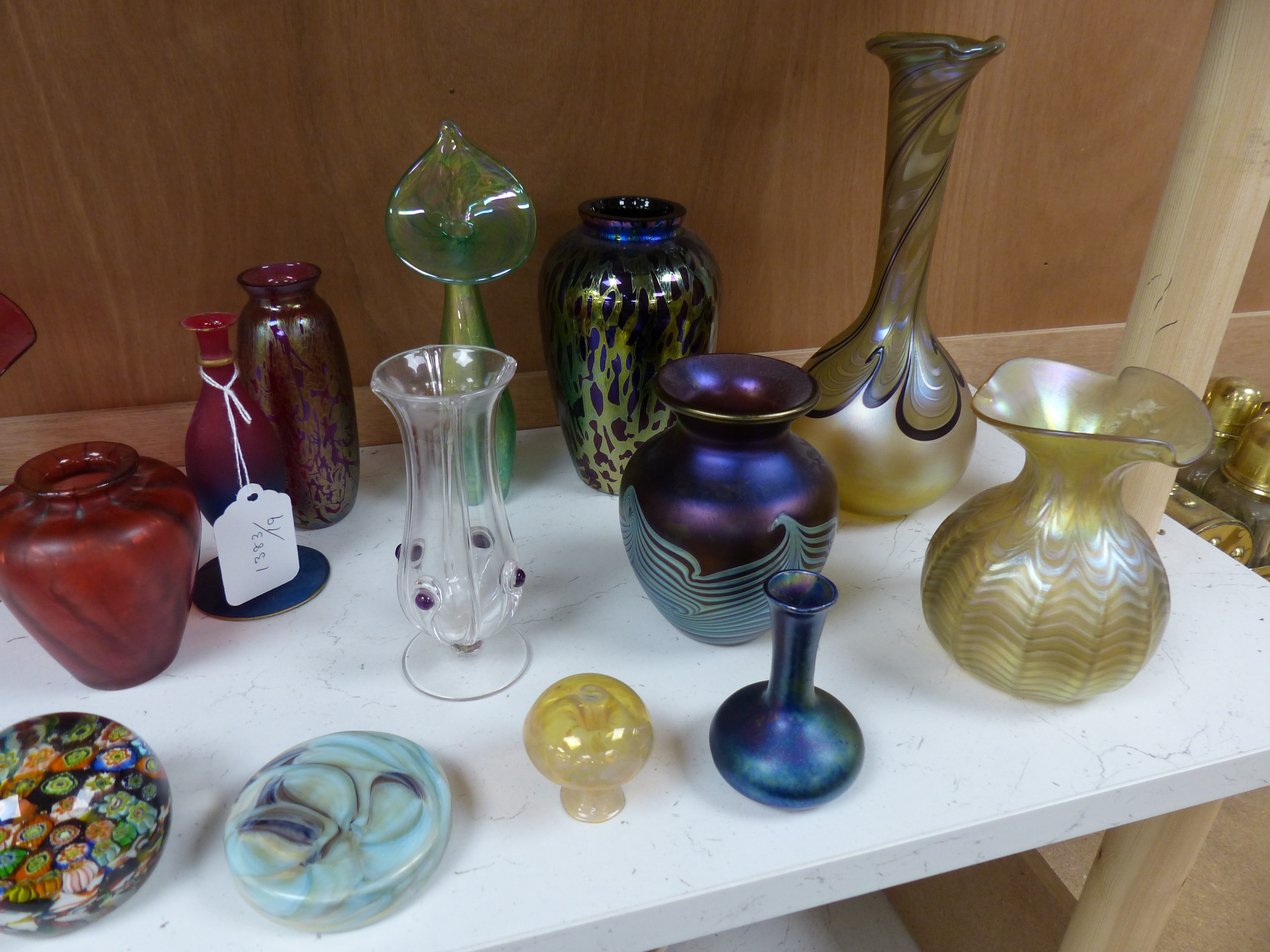 A collection of European Studio glass